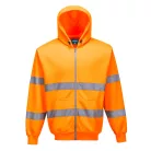 B305ORRM Portwest Hi-Vis cipzáros pulóver