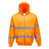 B305ORRS Portwest Hi-Vis zipzáros pulóver