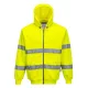 B305YERXL Portwest Hi-Vis cipzáros pulóver