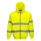 B305YERXS Portwest Hi-Vis cipzáros pulóver
