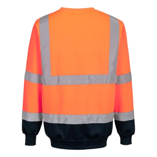 B306ONR4XL Portwest Kéttónusú jól láthatósági pulóver