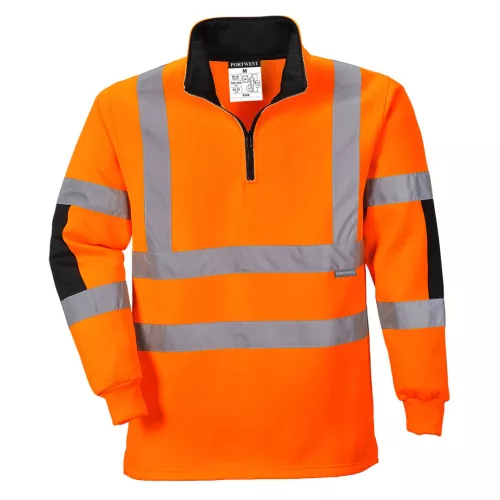 B308ORRL Portwest Jól láthatósági Xenon Rugby pulóver