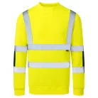 B313YERXL Portwest Hi-Vis kötött pulóver