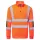 B314ORRXXL Portwest Hi-Vis cipzáras kötött pulóver