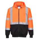B315OBRS Portwest Hi-Vis kéttónusú kapucnis pulóver