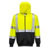 B315YBRXXL Portwest Hi-Vis kéttónusú kapucnis pulóver