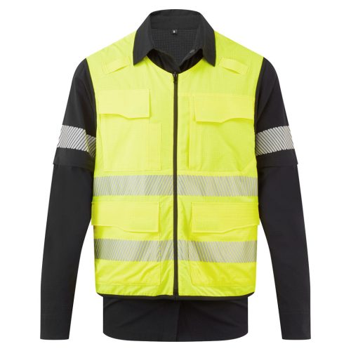 BX322BKYL Portwest Ultimate Modular Hi-Vis 5 az 1-ben póló
