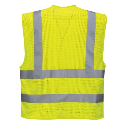 C370YERL-XL Portwest Hi-Vis MeshAir szellőző mellény