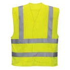 C370YERS-M Portwest Hi-Vis MeshAir szellőző mellény