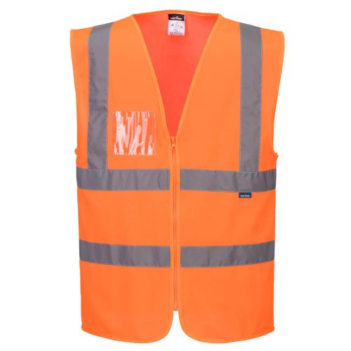 C371ORRL Portwest Hi-Vis cipzáras mellény