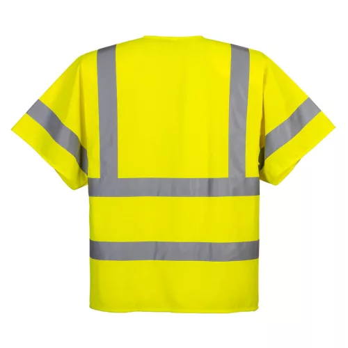 C372YERM Portwest Half Sleeve Zip Vest