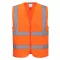 C375ORR4XL Portwest Hi-Vis cipzáras mellény