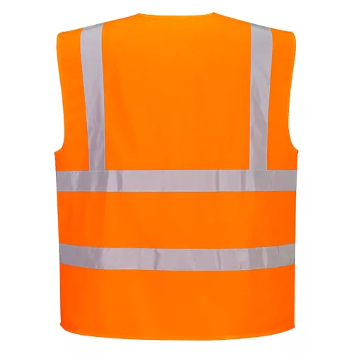 C375ORRS Portwest Hi-Vis cipzáras mellény