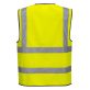 C375YERL Portwest Hi-Vis cipzáras mellény