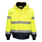 C465YNR4XL Portwest Jól láthatósági bomber munkavédelmi dzseki