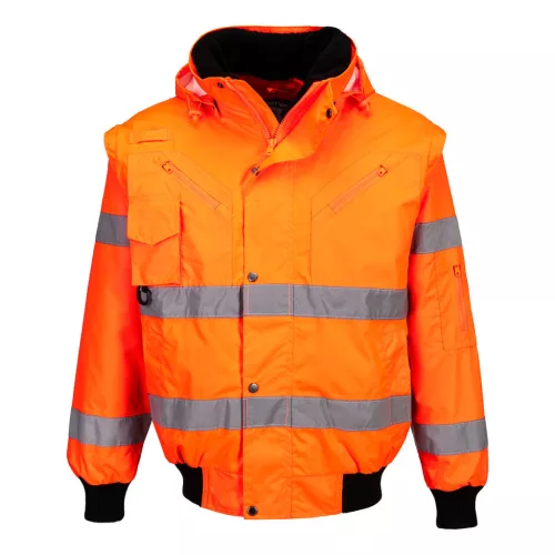 C467ORRS Portwest Hi-Vis 3 az 1-ben Bomber dzseki