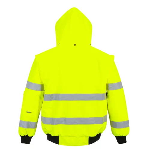 C467YERS Portwest Hi-Vis 3 az 1-ben Bomber dzseki