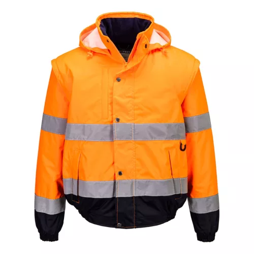 C468ORRXS Portwest Hi-Vis 2 az 1-ben kabát