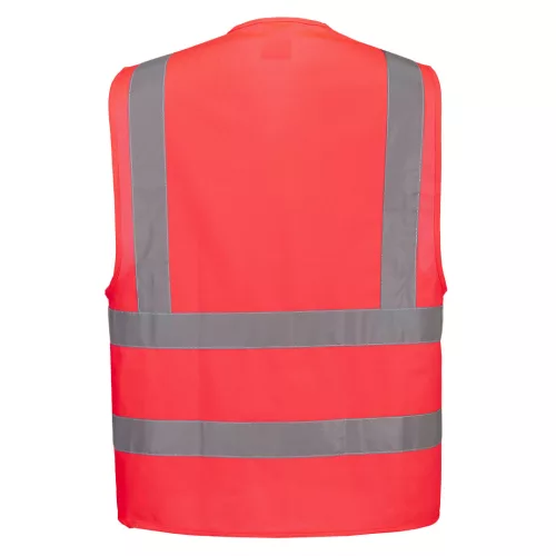 C470RERXX-3X Portwest Jól láthatósági két csíkos mellény