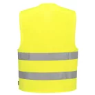 C475YERL-XL Portwest Jól láthatósági mellény - azonosítókártya tartóval