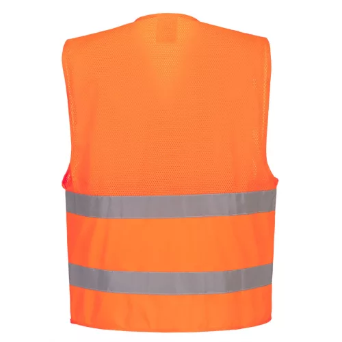 C494ORR4X-5X Portwest Hi-Vis hálós mellény