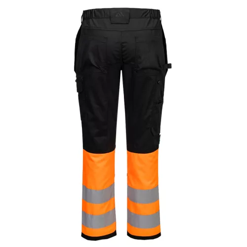 CD858OBR41 Portwest WX2 Eco Hi-Vis Class 1 lengőzsebes nadrág