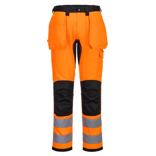CD889OBR34 Portwest WX2 Eco Hi-Vis Holster Pocket Trousers
