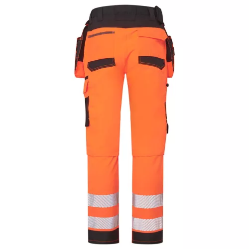 DX454OBR32 Portwest DX4 Hi-Vis lengőzsebes nadrág