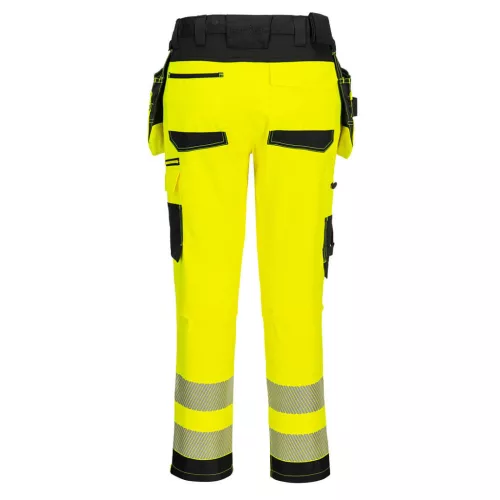 DX454YBR32 Portwest DX4 Hi-Vis lengőzsebes nadrág