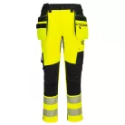 DX454YBR40 Portwest DX4 Hi-Vis lengőzsebes nadrág