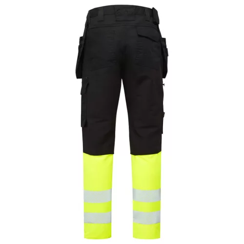 DX457YBR30 Portwest DX4 Hi-Vis class 1 craft nadrág