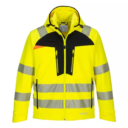 DX475YBRXS Portwest DX4 Hi-Vis Softshell Jacket