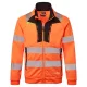 DX477OBRL Portwest DX4 Hi-Vis cipzáras pulóver