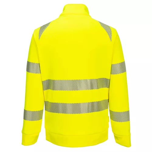 DX477YBRXL Portwest DX4 Hi-Vis cipzáras pulóver