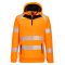 DX482OBR4XL Portwest DX4 Hi-Vis 1/4 Zip Hoodie