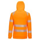 DX482OBRXL Portwest DX4 Hi-Vis 1/4 Zip Hoodie