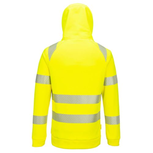 DX482YBRL Portwest DX4 Hi-Vis 1/4 Zip Hoodie