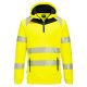 DX482YBRS Portwest DX4 Hi-Vis 1/4 Zip Hoodie