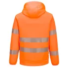 DX483OBRS Portwest DX4 Hi-Vis kapucnis pulóver