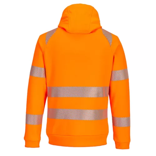 DX484OBRS Portwest - DX4 Hi-Vis kapucnis pulóver