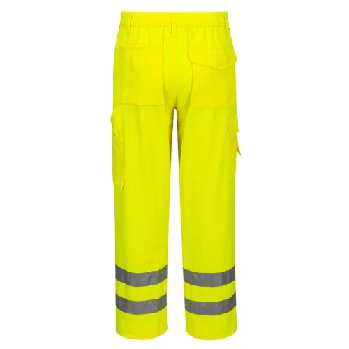 E046YERXXXL Portwest Hi-Vis Combat nadrág