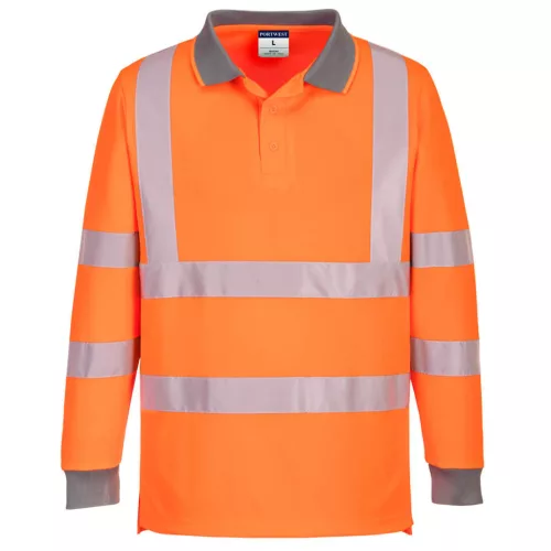 EC11ORRXXL Portwest Eco Hi-Vis L/S Polo  (6 db)