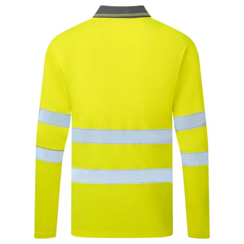 ES277YERL Portwest ES1 Essential Hi-Vis galléros póló