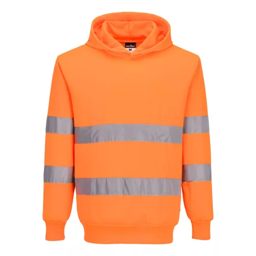 ES304ORRS Portwest ES1 Essential Hi-Vis kapucnis pulóver