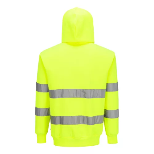 ES304YERM Portwest ES1 Essential Hi-Vis kapucnis pulóver