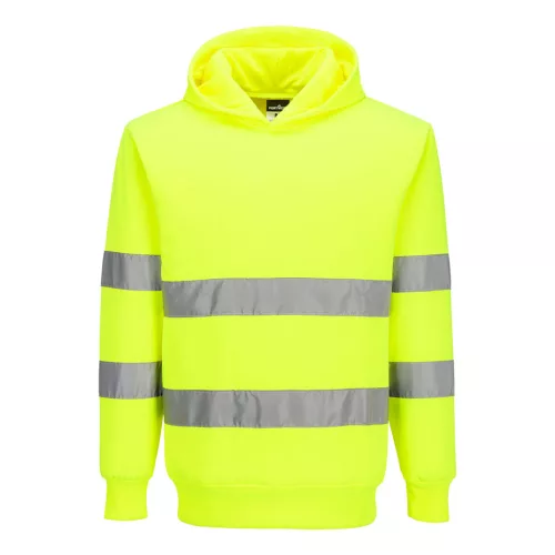 ES304YERXL Portwest ES1 Essential Hi-Vis kapucnis pulóver