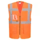 ES376ORRS Portwest ES1 Essential Hi-Vis Mesh cipzáras vezetői mellény