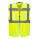 ES376YERL Portwest ES1 Essential Hi-Vis Mesh cipzáras vezetői mellény