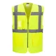 ES376YERXS Portwest ES1 Essential Hi-Vis Mesh cipzáras vezetői mellény