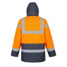 ES466ONR6XL Portwest Essential Hi-Vis kontrasztos téli traffic dzseki